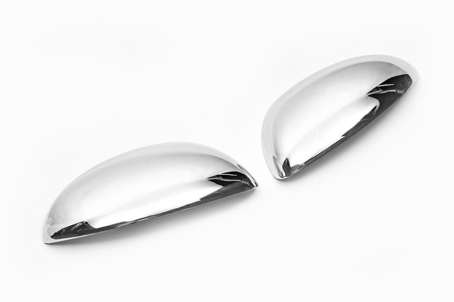 Nissan Juke 2010-2019 Chrome Mirror Covers 2010-2014 (2 pcs, Stainless Steel) Carmos - Turkish Steel Photo 7