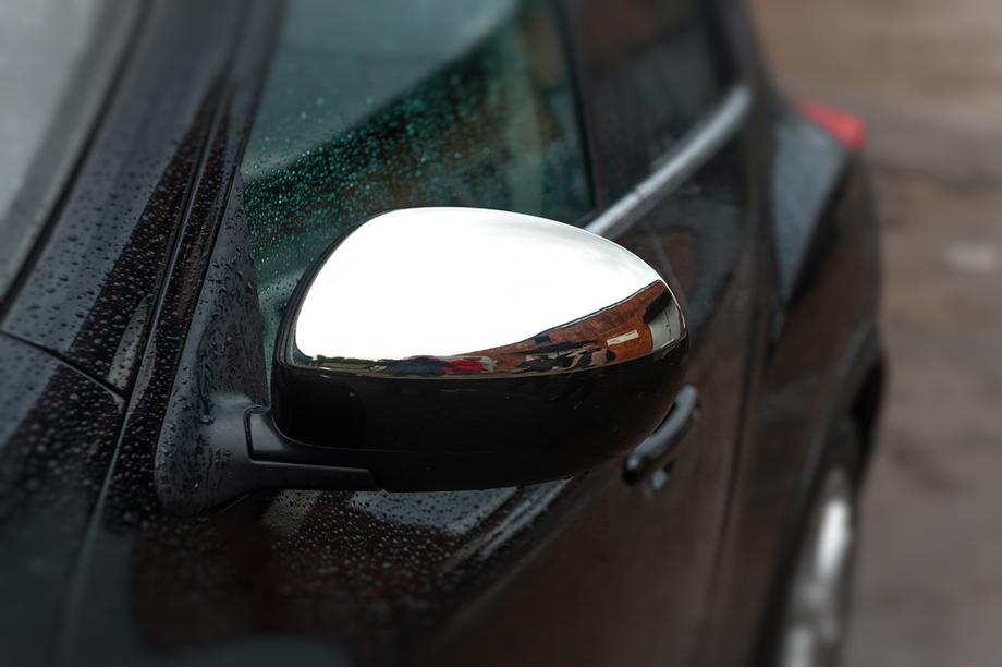 Nissan Juke 2010-2019 Chrome Mirror Covers 2010-2014 (2 pcs, Stainless Steel) Carmos - Turkish Steel Photo 1