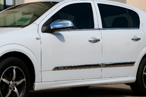 Opel Astra H 2004-2013 Door Mouldings Stainless Steel (4 pcs) photo 1