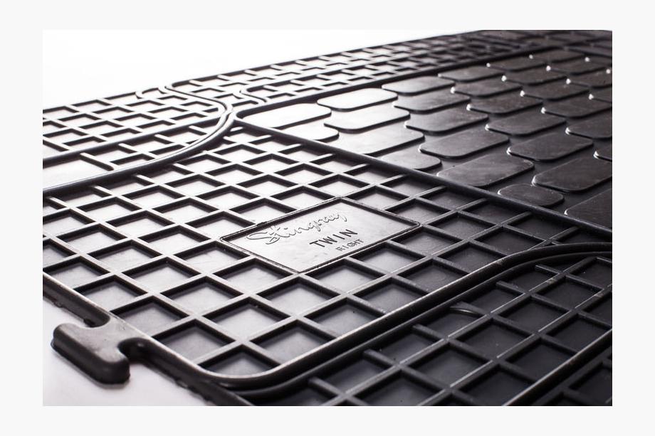 Opel Movano 2004-2010 Rear Rubber Floor Mats (2 pcs, Stingray) Photo 6