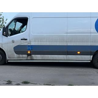 Premium Side Steps (2 pcs, Stainless Steel) Opel Movano 2010-2021 photo 3