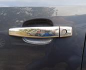 Opel Vectra C 2002-2008 Chrome Door Handle Covers (4 pcs, Stainless Steel) photo 3