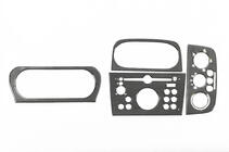 Opel Corsa C 2000-2006 Dashboard Trim Covers Aluminum photo 5