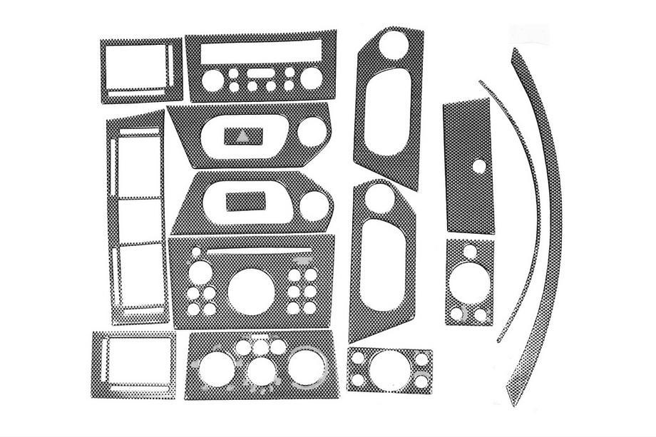 Opel Meriva 2002-2010 Dashboard Trim Covers Aluminum Photo 3