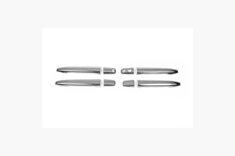 Peugeot 4007 2007-2013 Stainless Steel Door Handle Covers Carmos - Turkish Stainless Steel Photo 3