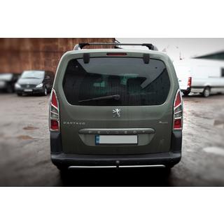 Chrome Tail Light Covers Corner Type (2pcs, Plastic) Peugeot Partner Tepee 2008-2018 photo 2