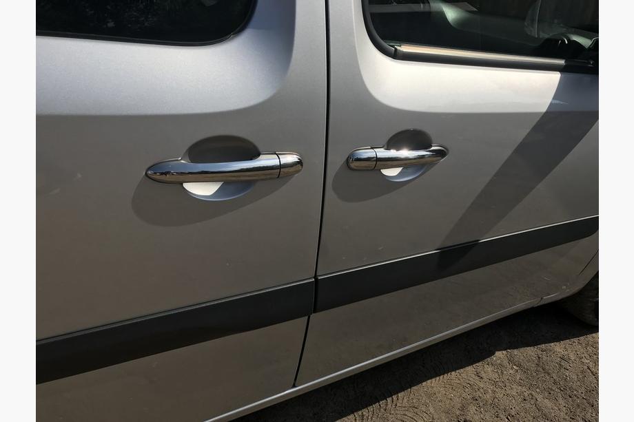 Renault Kangoo 2008–2020 Stainless Steel Door Handle Covers 4 pcs, OmsaLine - Italian Stainless Steel Photo 4