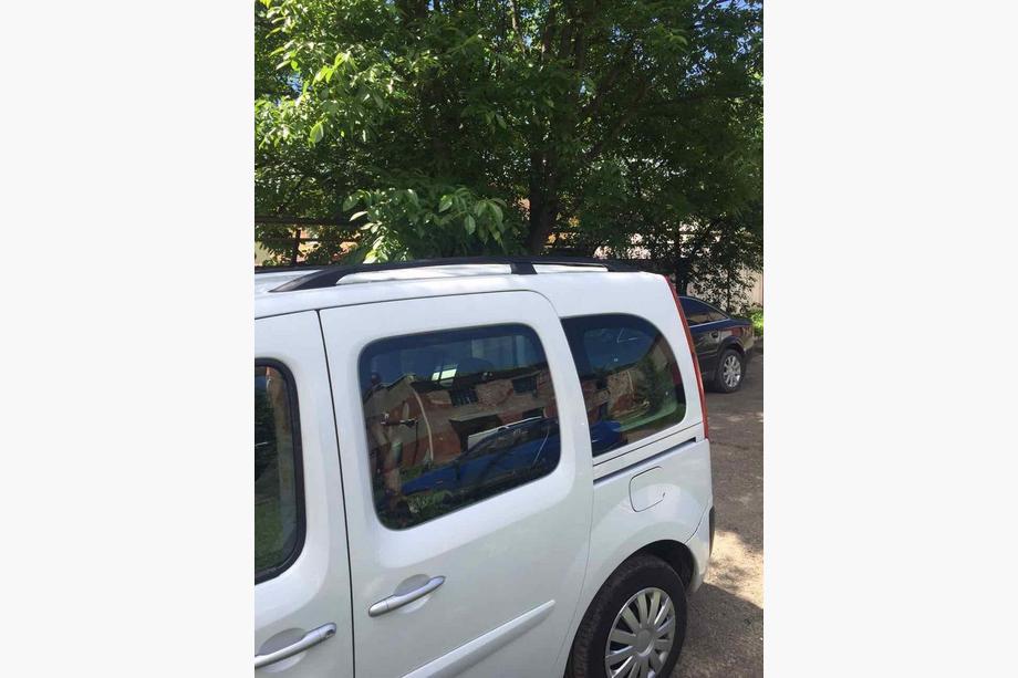Renault Kangoo 2008–2020 Black Roof Rails Standard base, plastic feet Photo 5