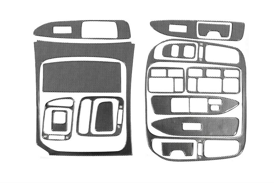 Toyota Land Cruiser 100 1998-2007 Dashboard Trim Covers Carbon Photo 2
