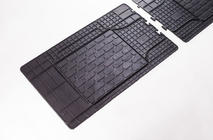 Renault Master 2011-2023 Rear Rubber Floor Mats (2 pcs, Stingray) photo 4