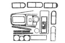 Volkswagen Bora 1998-2004 Car Interior Tuning Aluminum photo 3