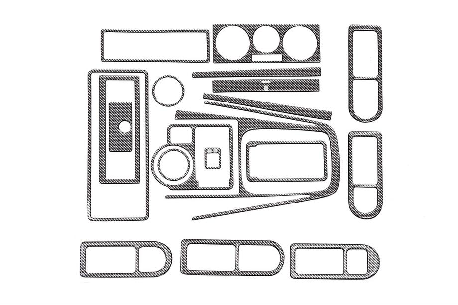 Volkswagen Golf 4 1997-2006 Dashboard Trim Covers Aluminum Photo 3
