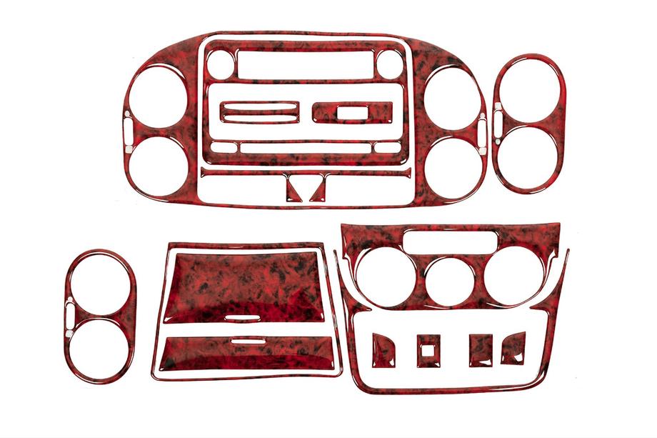 Volkswagen Golf Plus 2004-2014 Dashboard Trim Covers Wood Photo 2
