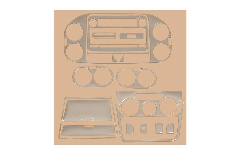 Volkswagen Golf Plus 2004-2014 Dashboard Trim Covers Wood Photo 4