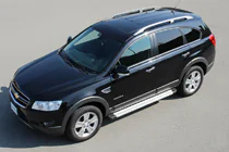 Chevrolet Captiva 2006-2019 Side Steps Maya V2 (2 pcs, Aluminum) photo 1