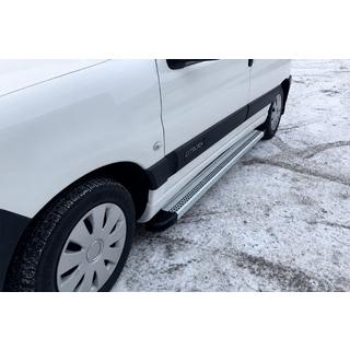 Side Steps Maya V2 (2 pcs, Aluminum) Citroen Berlingo 1996-2008 photo 1