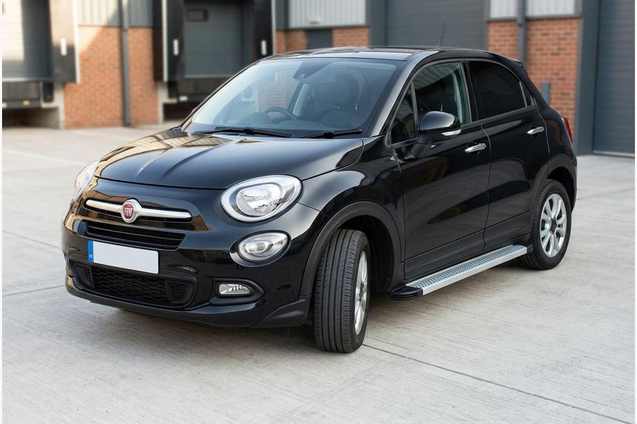 Fiat 500X 2014-2024 Side Steps Maya V2 (2 pcs, Aluminum) Image