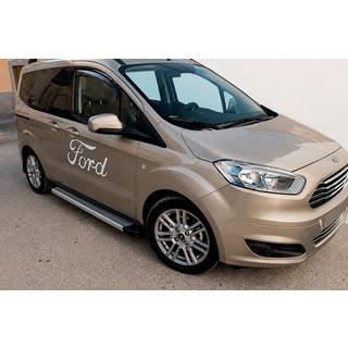 Side Steps Maya V2 (2 pcs, Aluminum) Ford Courier 2014-2023 photo 1