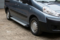 Fiat Scudo 2007-2015 Side Steps Maya V2 (2 pcs, Aluminum) photo 1