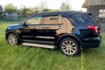 Ford Explorer 2011-2019 Side Steps Maya V2 (2 pcs, Aluminum) photo 1