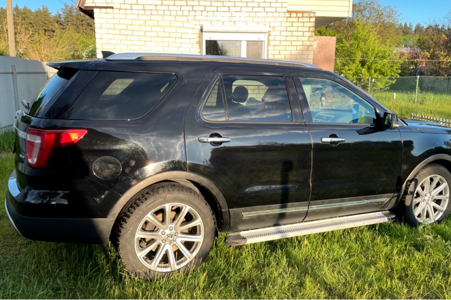 Ford Explorer 2011-2019 Side Steps Maya V2 (2 pcs, Aluminum) Photo 2