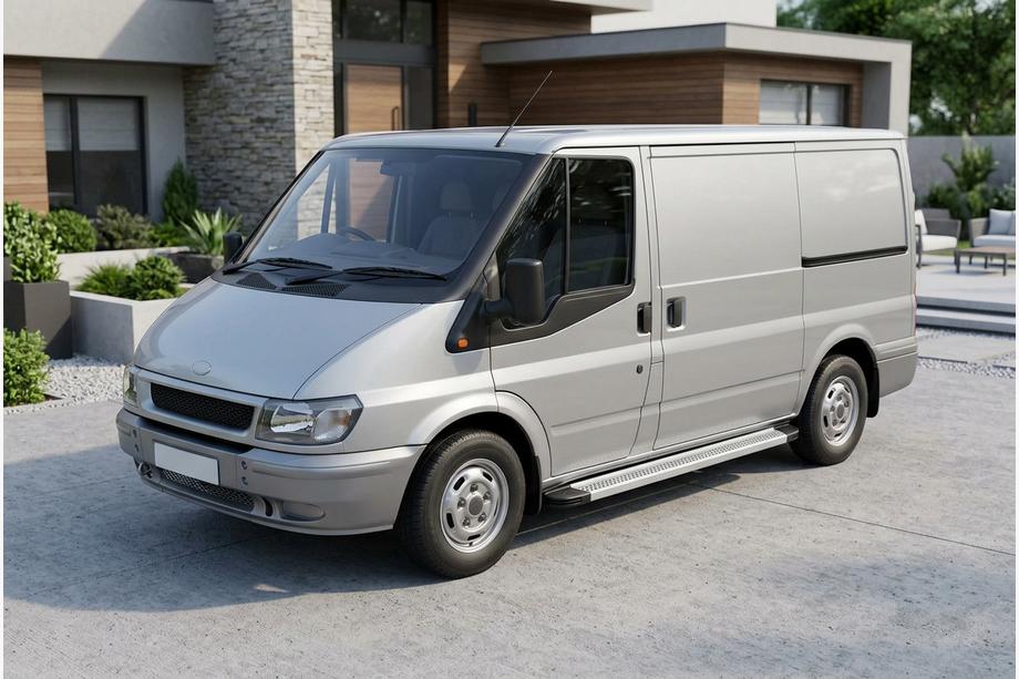 Ford Transit 2000–2014 Side Steps Maya V2 (2 pcs, Aluminum) Image