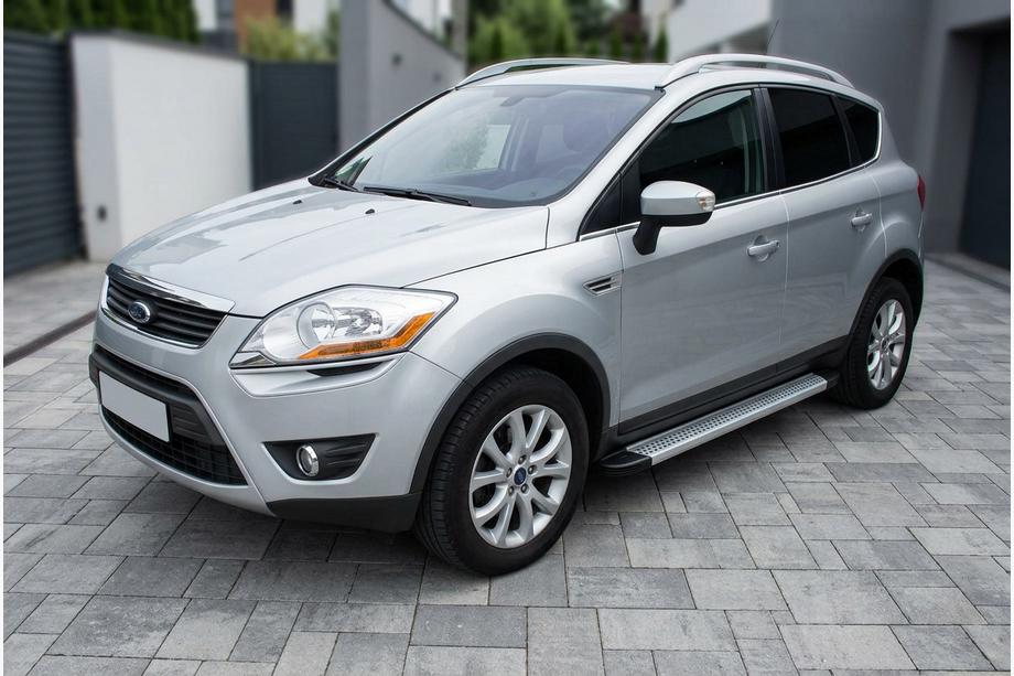 Ford Kuga 2008-2013 Side Steps Maya V2 (2 pcs, Aluminum) Image