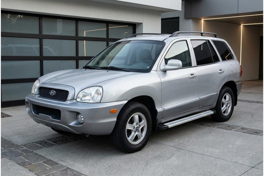 Hyundai Santa Fe 1 2000-2006 Side Steps Maya V2 (2 pcs, Aluminum) Image
