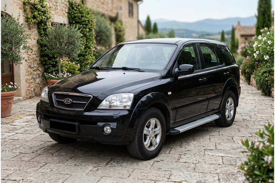 Kia Sorento I BL 2002-2009 Side Steps Maya V2 (2 pcs, Aluminum) Image