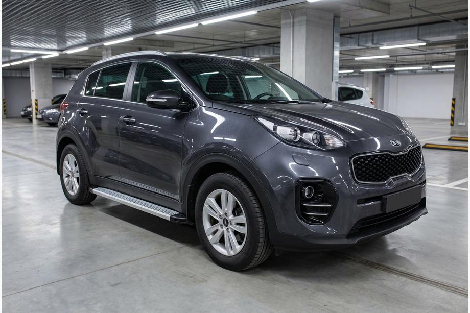 Kia Sportage 2015-2021 Side Steps Maya V2 (2 pcs, Aluminum) Photo 1