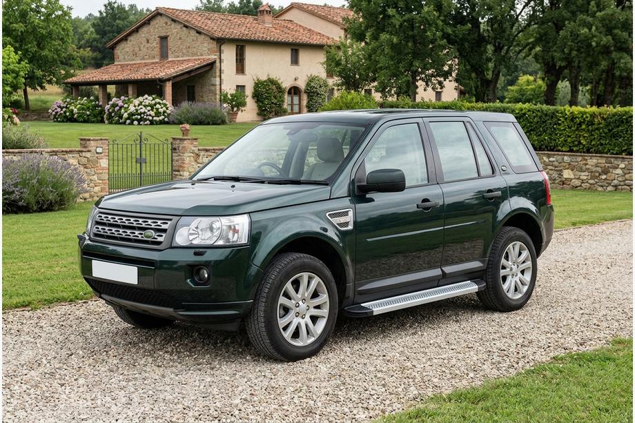 Land Rover Freelander II 2006–2014 Side Steps Maya V2 (2 pcs, Aluminum) Image