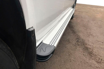 Mercedes Sprinter W901/902/903/904/905 1995–2006 Side Steps Maya V2 (2 pcs, Aluminum) photo 1
