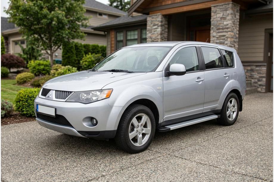 Mitsubishi Outlander 2006-2012 Side Steps Maya V2 (2 pcs, Aluminum) Photo 1
