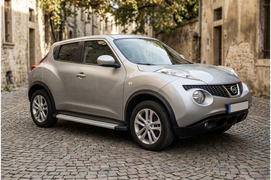 Nissan Juke 2010-2019 Side Steps Maya V2 (2 pcs, Aluminum) Image