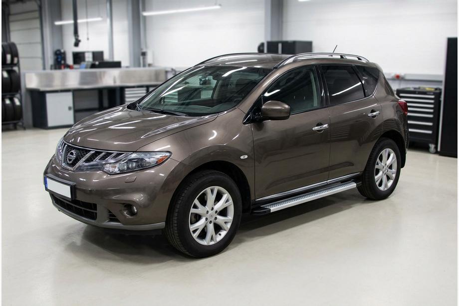 Nissan Murano 2008-2014 Side Steps Maya V2 (2 pcs, Aluminum) Photo 1