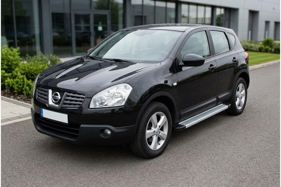 Nissan Qashqai 2007-2010 Side Steps Maya V2 (2 pcs, Aluminum) Photo 1