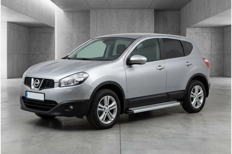 Nissan Qashqai 2010-2014 Side Steps Maya V2 (2 pcs, Aluminum) Photo 1