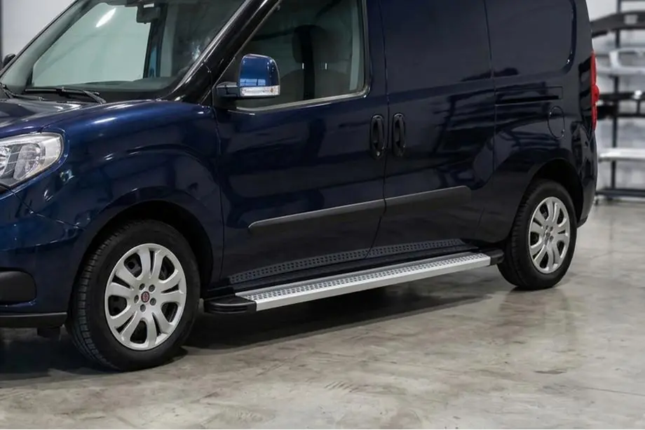 Opel Combo 2012-2018 Side Steps Maya V2 (2 pcs, Aluminum) Image