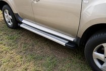 Renault Duster 2008–2017 Side Steps Maya V2 (2 pcs, Aluminum) photo 1