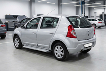 Renault Sandero 2007-2013 Side Steps Maya V2 (2 pcs, Aluminum) photo 1
