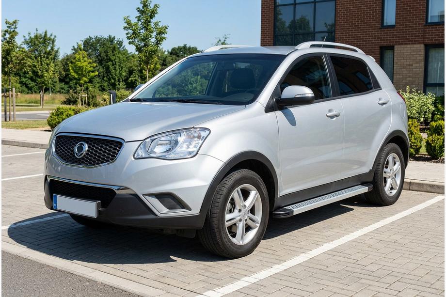 SsangYong Korando 2010-2019 Side Steps Maya V2 (2 pcs, Aluminum) Photo 1