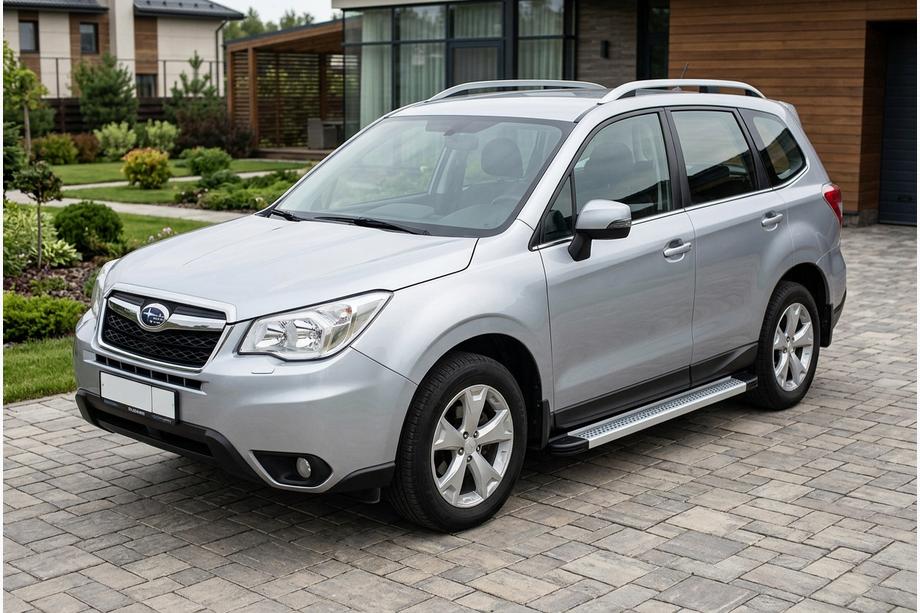 Subaru Forester 2013-2018 Side Steps Maya V2 (2 pcs, Aluminum) Image