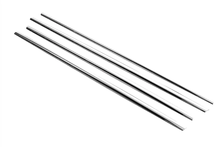 Renault Megane II 2004-2009 Exterior window trim stainless steel (4 pcs) Photo 7