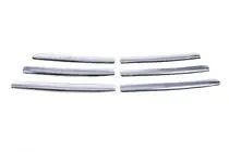 Renault Trafic 2001–2015 Chrome Grille Covers 2007-2015 (6 pcs, Stainless Steel) photo 5