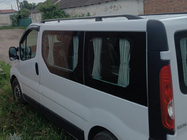 Renault Trafic 2001–2015 Black Roof Rails Long, plastic feet photo 11