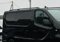 Renault Trafic 2015- Black Roof Rails Short, Plastic Feet photo 5