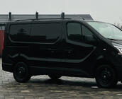 Renault Trafic 2015- Black Roof Rails Short, Plastic Feet photo 6