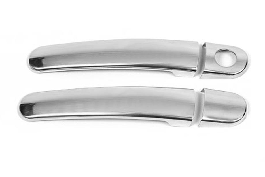 Seat Leon 2005-2012 Stainless Steel Door Handle Covers 2 pcs, Carmos - Turkish Steel Photo 3