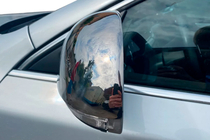 Skoda Octavia II A5 2010-2013 Mirror Covers (2 pcs, Stainless Steel) Carmos - Turkish Stainless Steel photo 5