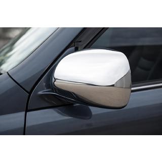Mirror Covers (2 pcs, Stainless Steel) Toyota Land Cruiser Prado 120 2002-2009 photo 1